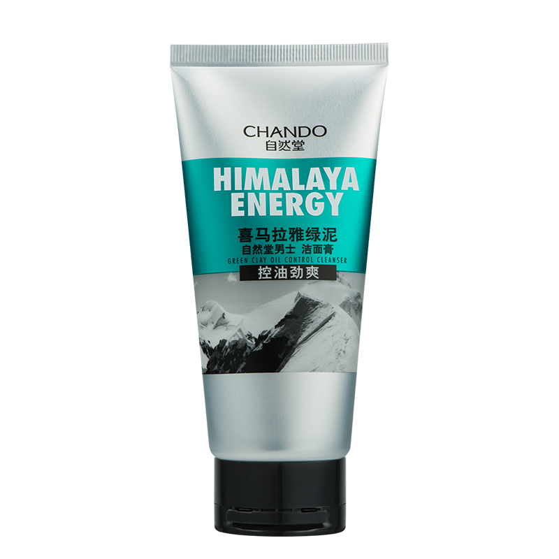 自然堂 绿泥控油洁面膏