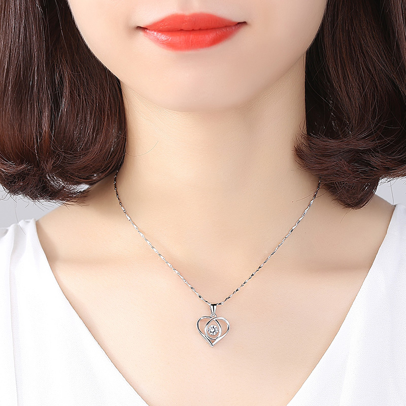 妙选心形灵动项链
