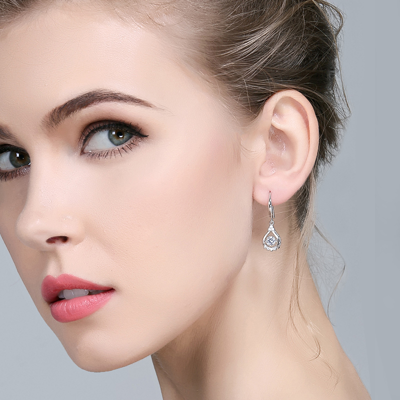 曼蒂娅 纯银长款耳钉