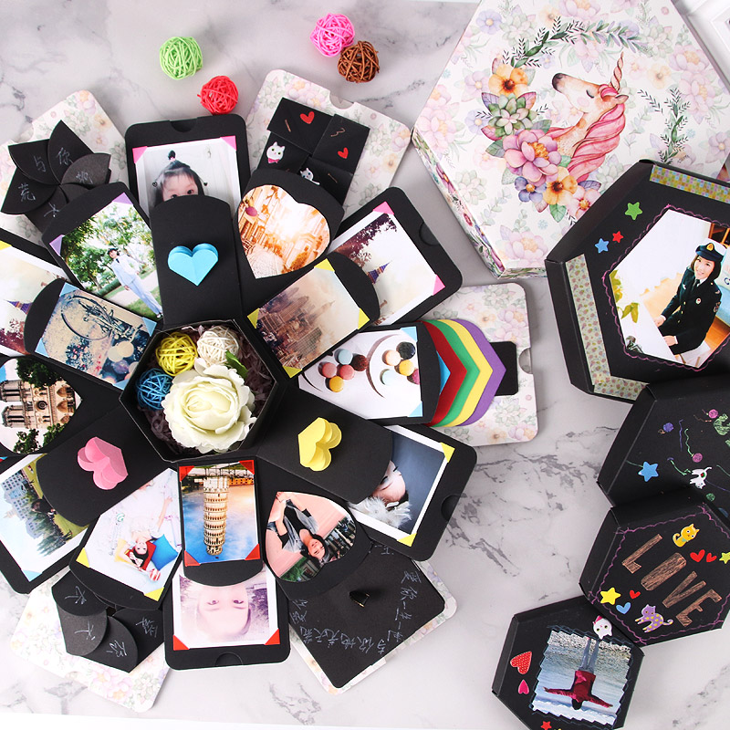 极度空间 爆炸盒子diy相册