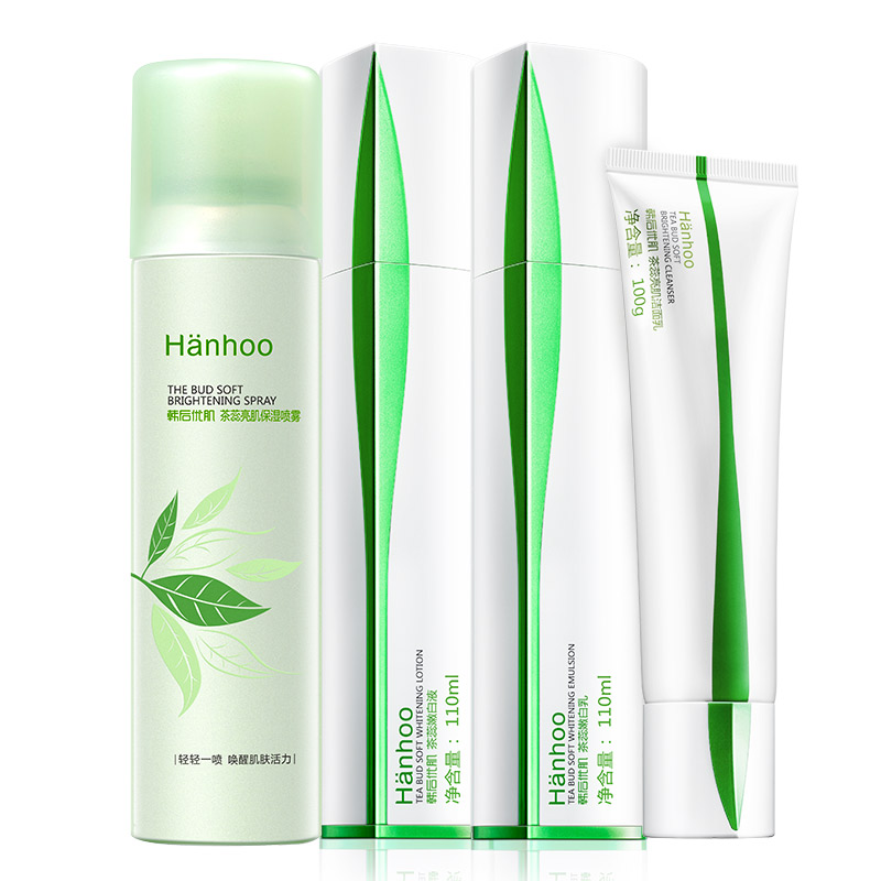 韩后 茶蕊嫩白保湿礼盒套装