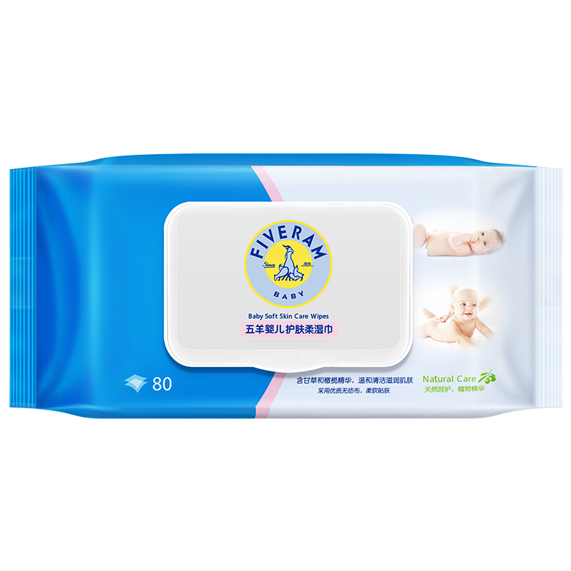 五羊 婴儿护肤柔湿巾