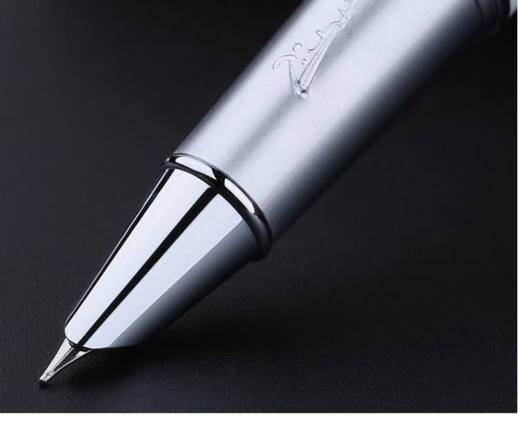 Pimio Fountain Pen, Signature Pen, Financial Extra Fine 0.38mm, Business Office Gift, Adult Student Calligraphy Practice, Men Women Mid-Autumn Festival Gift, Malaga Series 916 Light Blue 14
