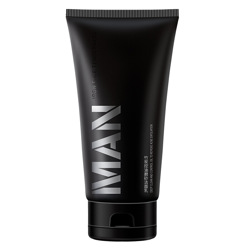 和风雨磨砂竹炭男士洁面乳