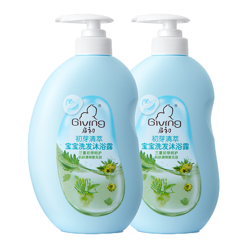 启初 初芽清萃 宝宝洗发沐浴露