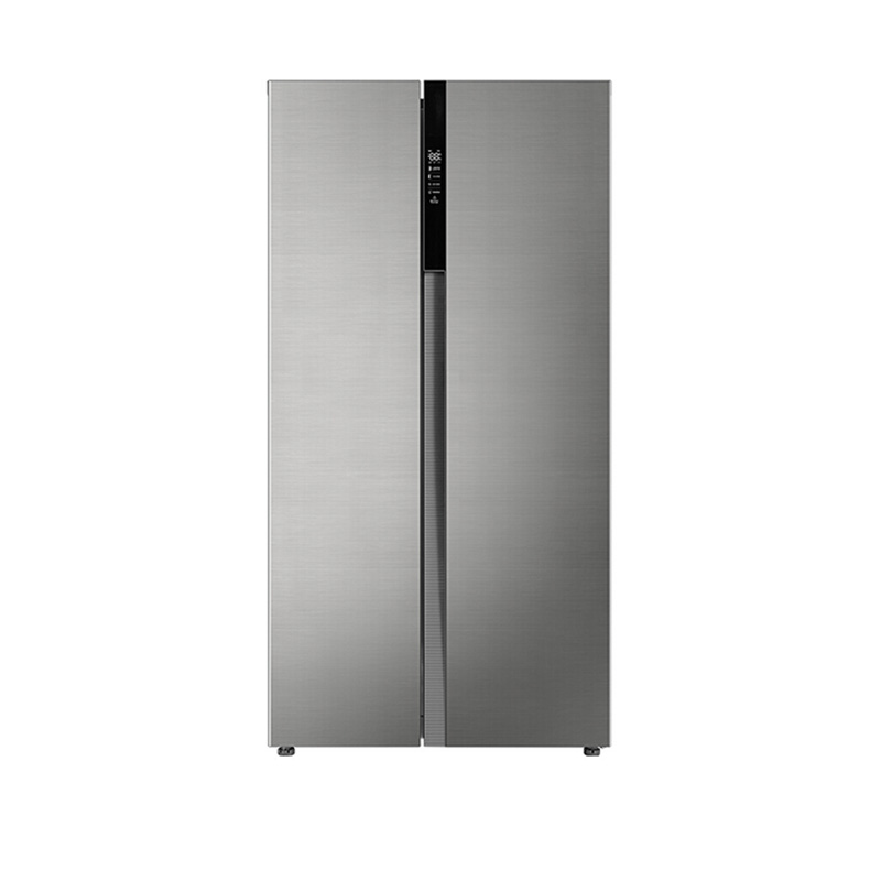 美的 中央静音对开门冰箱