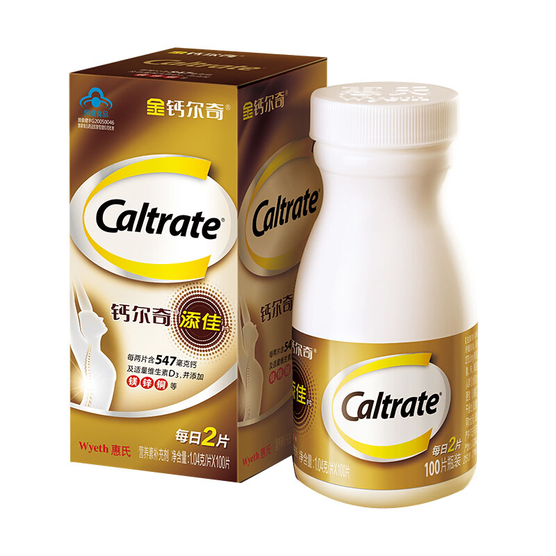 金钙尔奇 高浓度添佳片钙片