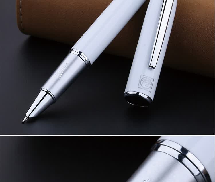 Pimio Fountain Pen, Signature Pen, Financial Extra Fine 0.38mm, Business Office Gift, Adult Student Calligraphy Practice, Men Women Mid-Autumn Festival Gift, Malaga Series 916 Light Blue 13