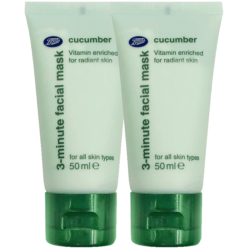 Boots 小黄瓜三分钟面膜