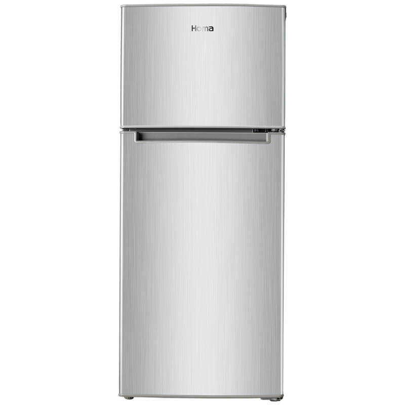 奥马 立体匀冷银色冰箱