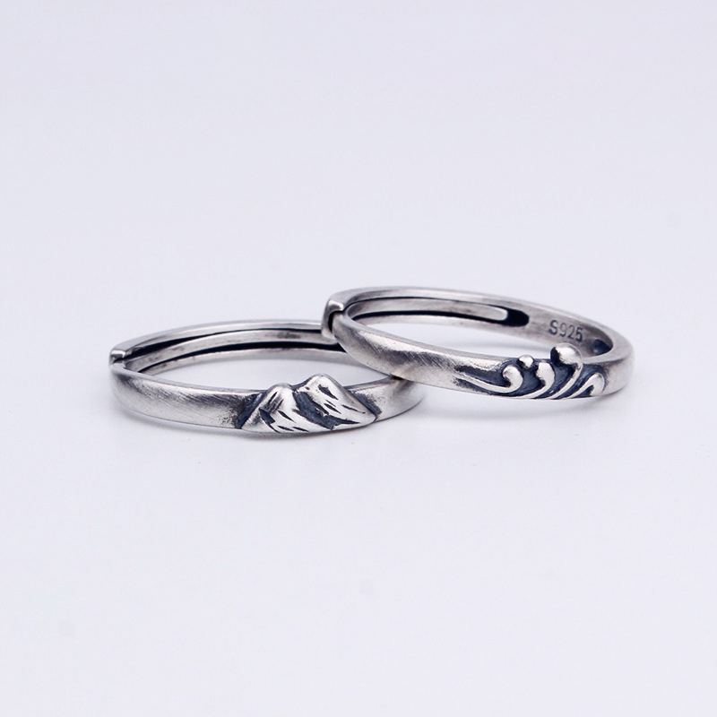 miniyaya开口情侣戒指