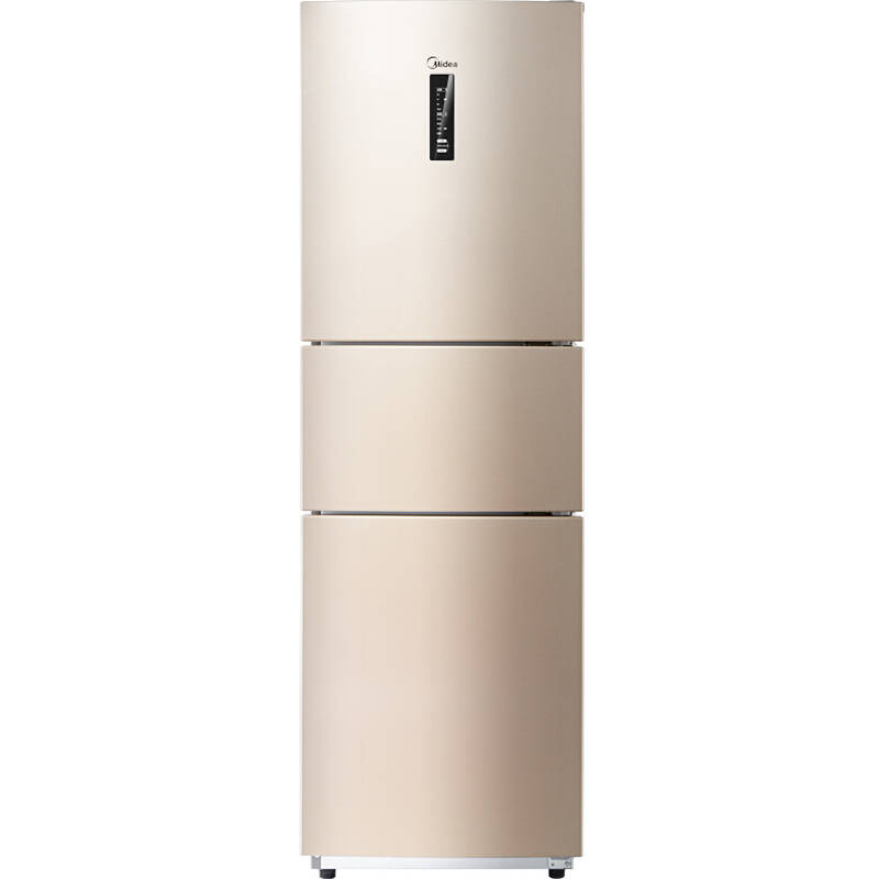 美的 电脑控温三门冰箱