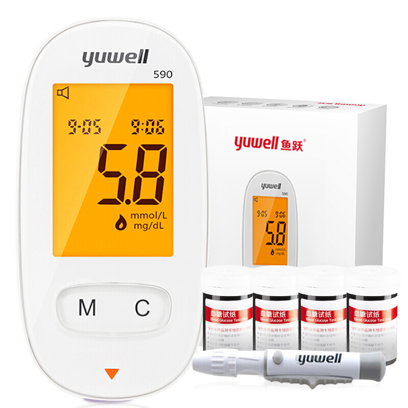 鱼跃 语音背光血糖仪