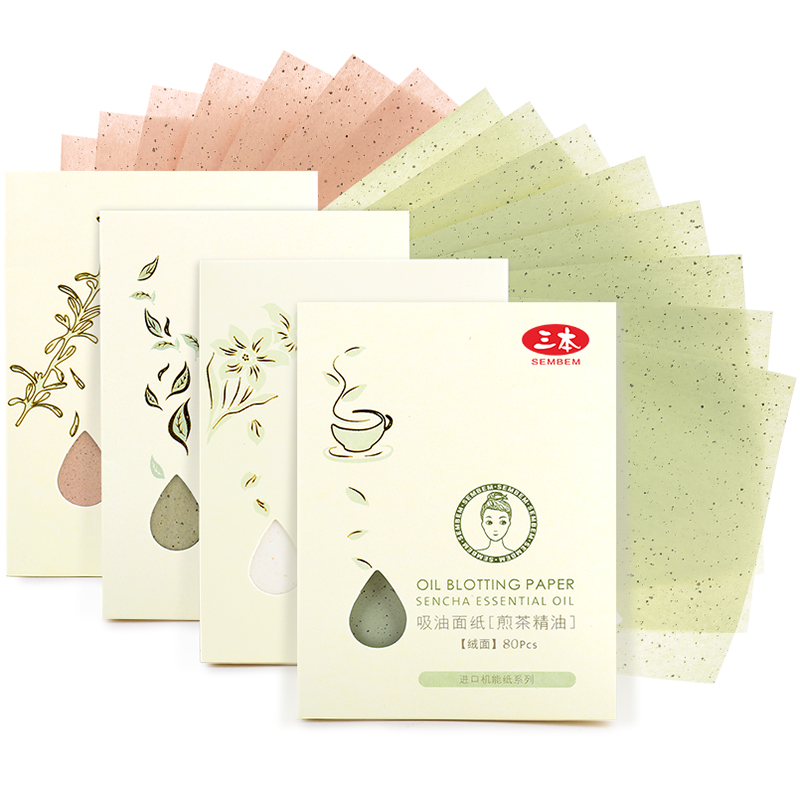 三本 茉莉精油吸油纸