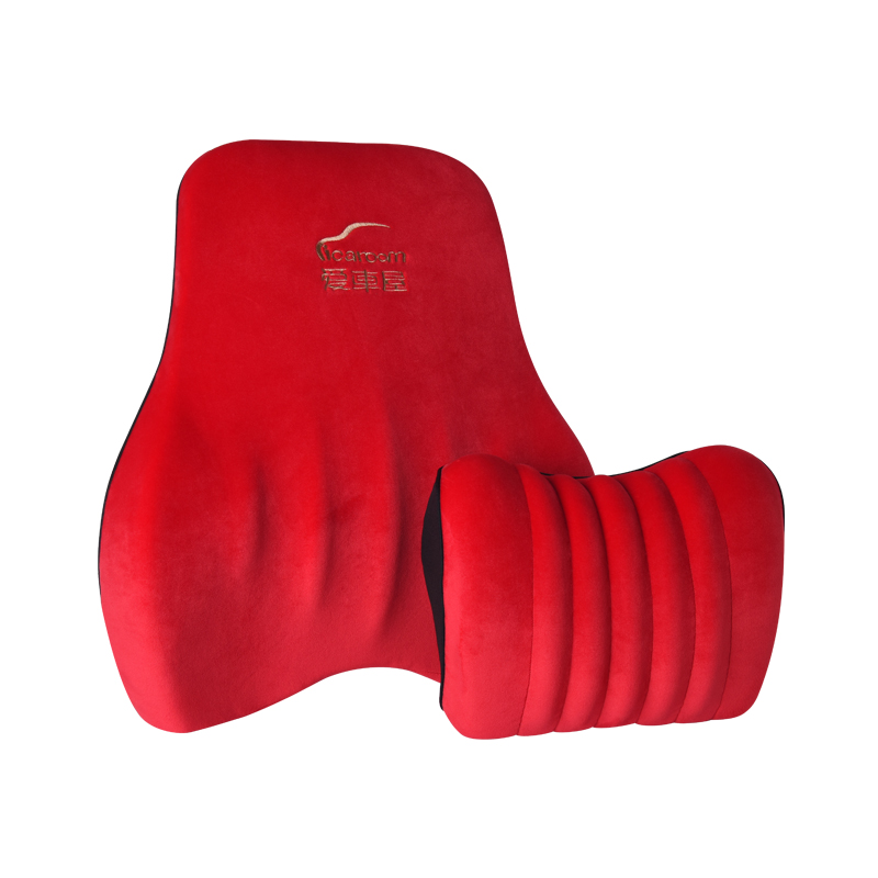 爱车屋汽车头枕腰靠套装