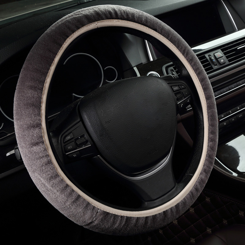 恒源祥 冬季羊毛方向盘套