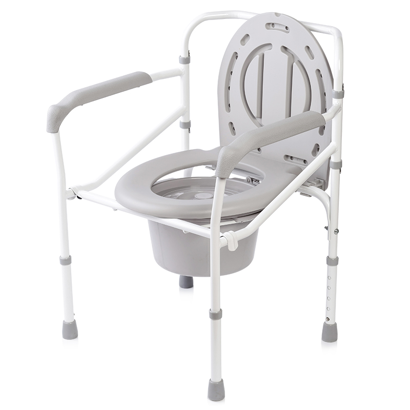 鱼跃 高度可调 坐厕轮椅