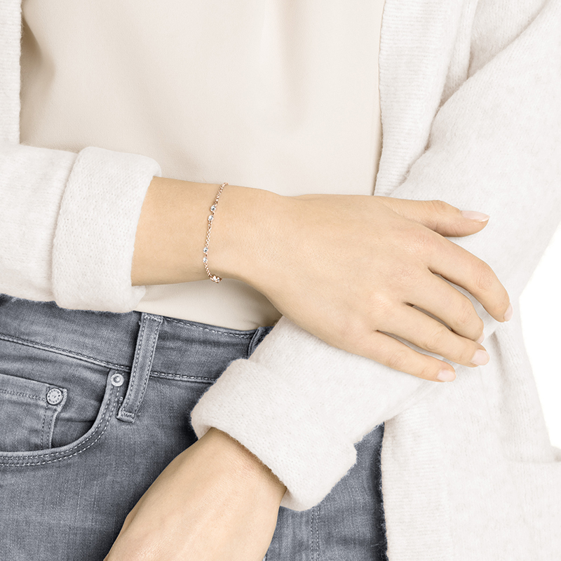 施华洛世奇 镀玫瑰金色手链