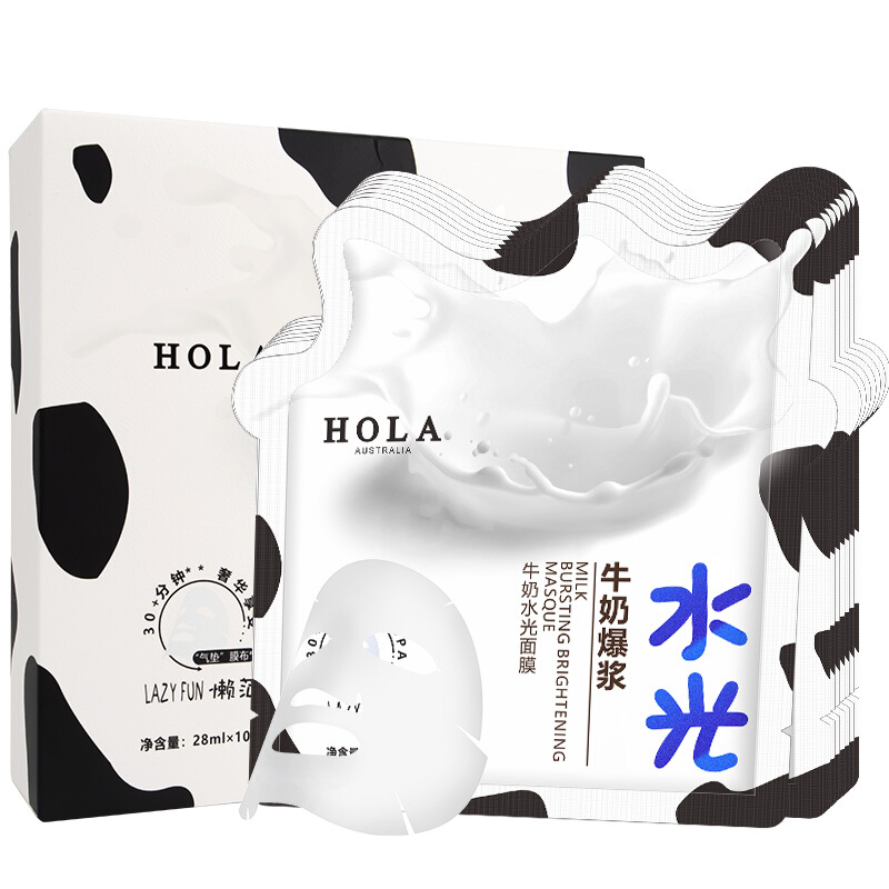 赫拉 爆浆牛奶水光面膜贴