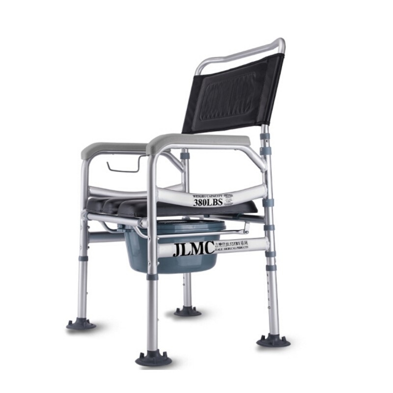 吉乐佳 折叠移动 坐便轮椅