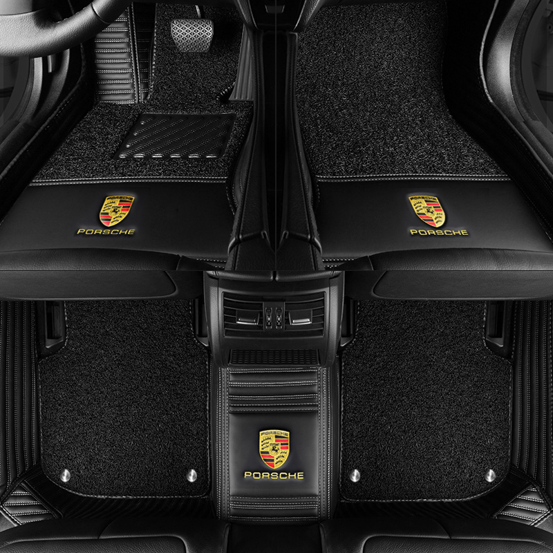 保时捷 后排连体设计 汽车脚垫