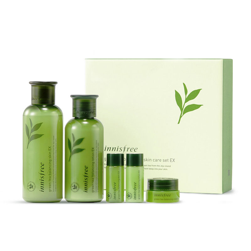 悦诗风吟 绿茶精萃保湿水乳套装