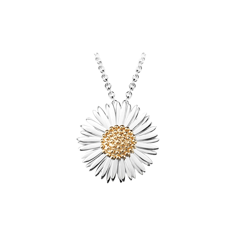 米迦勒雏菊银项链