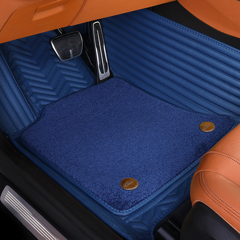 心图 仿羊绒汽车脚垫