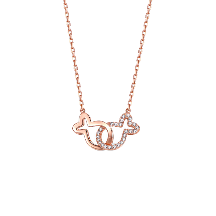 T400 小丑鱼银项链