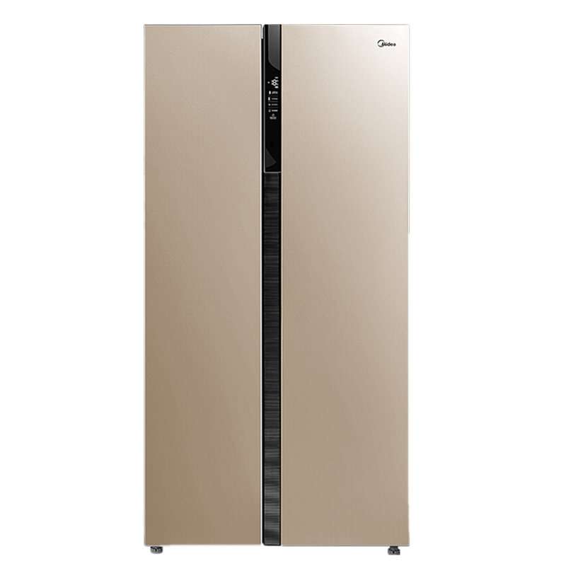 美的LED光合保鲜对开门冰箱