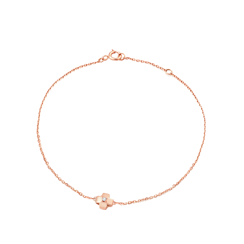 I Do 四叶草18K金手链