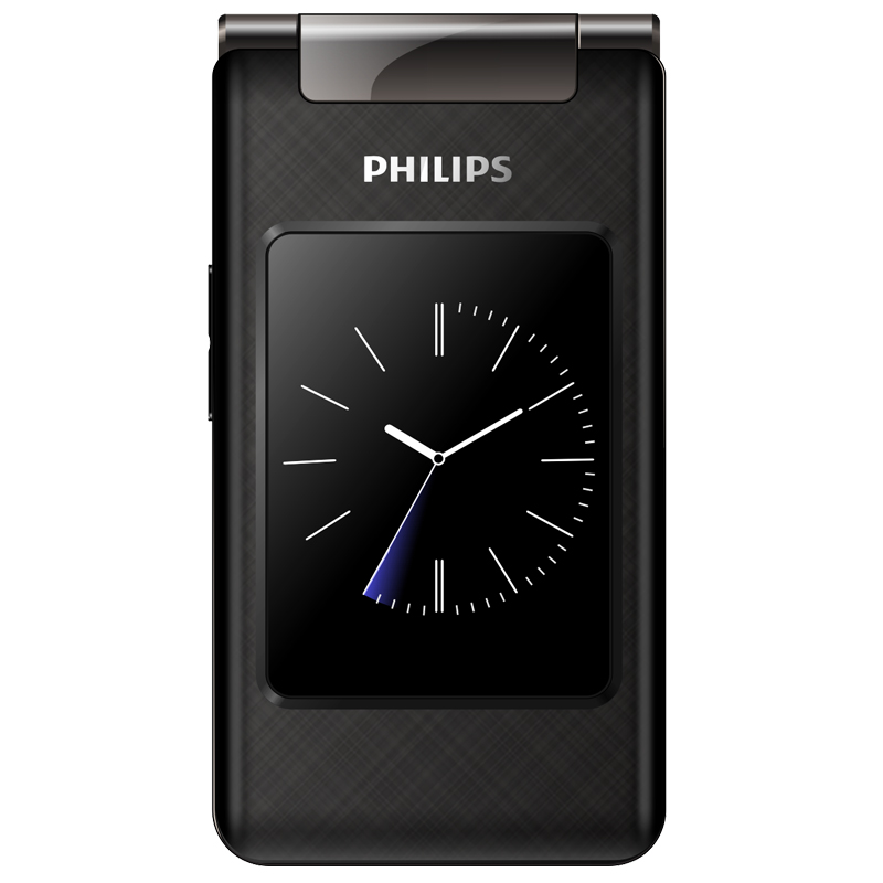 飞利浦 双屏翻盖老人手机