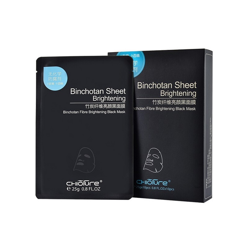 稚优泉 竹炭亮颜黑面膜