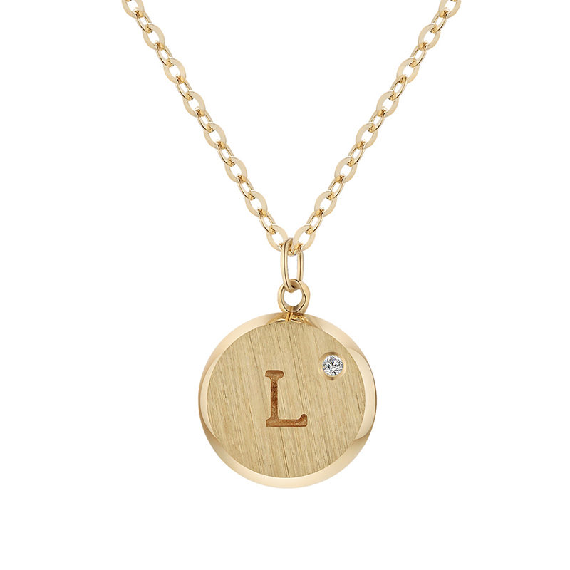 AFFINER 韩版字母锁骨链