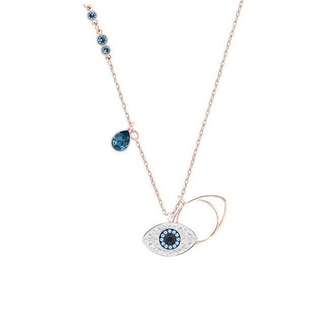 施华洛世奇恶魔之眼锁骨链
