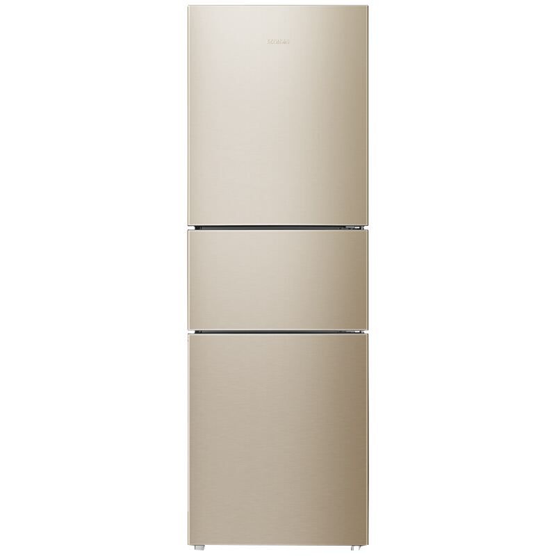 容声三门小型电冰箱