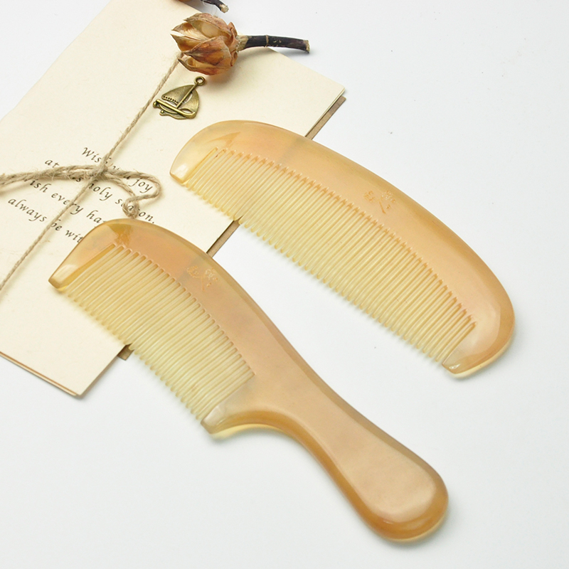 虞美人 手工制作白角 梳子
