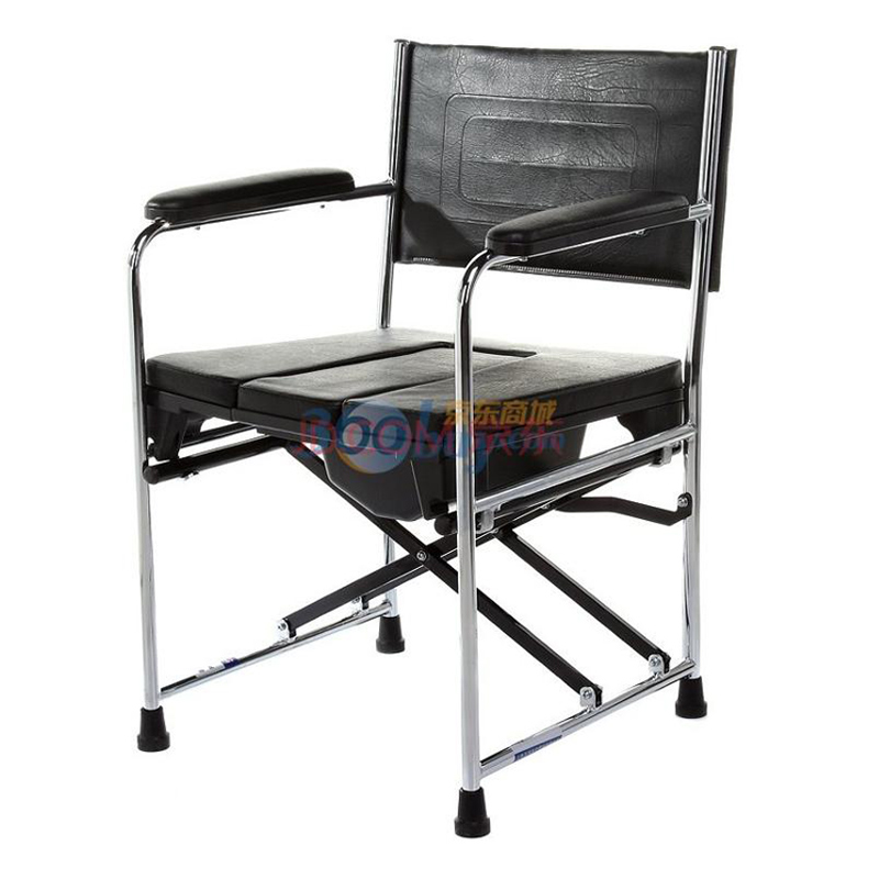 互邦 全钢管 坐便轮椅