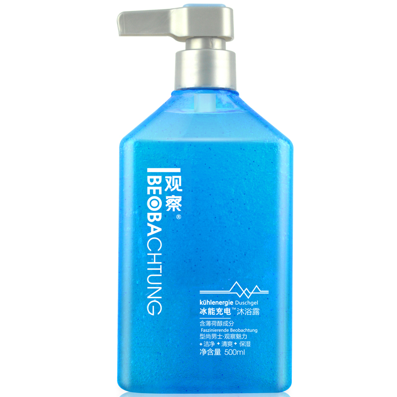 观察 男士劲凉沐浴露