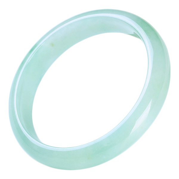 碧玉尊 冰种飘花翡翠手镯