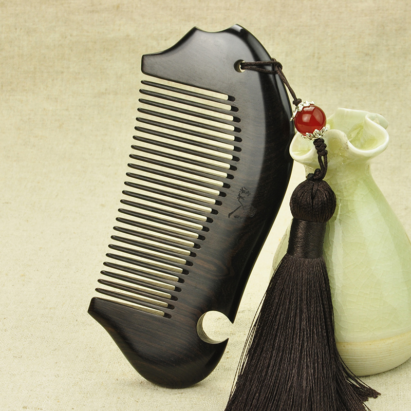 虞美人 黑檀木梳