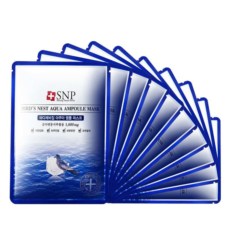 SNP 燕窝水库补水面膜贴