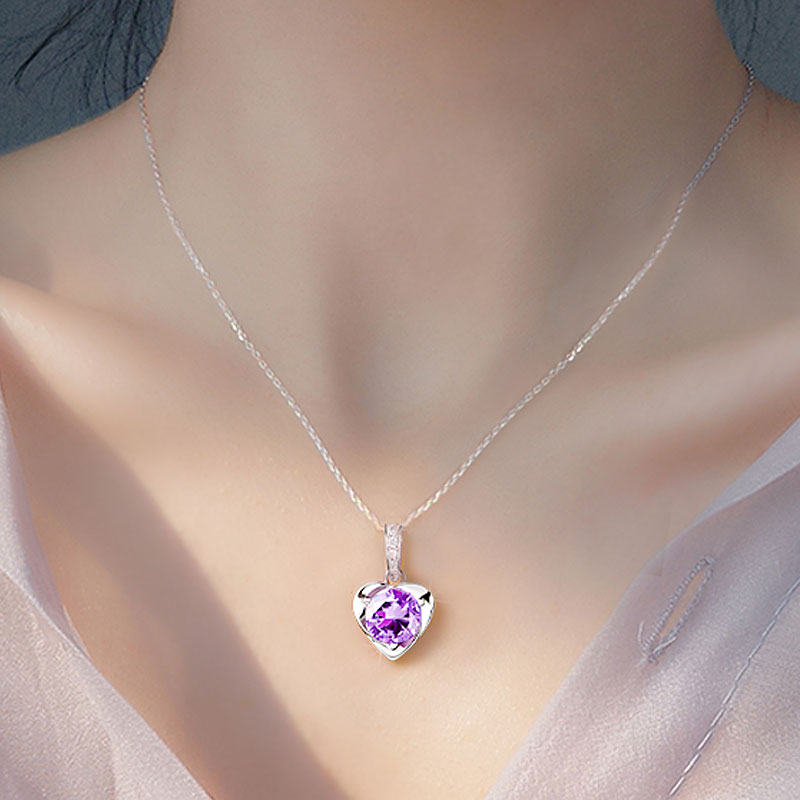 羽兰 S925银爱心吊坠
