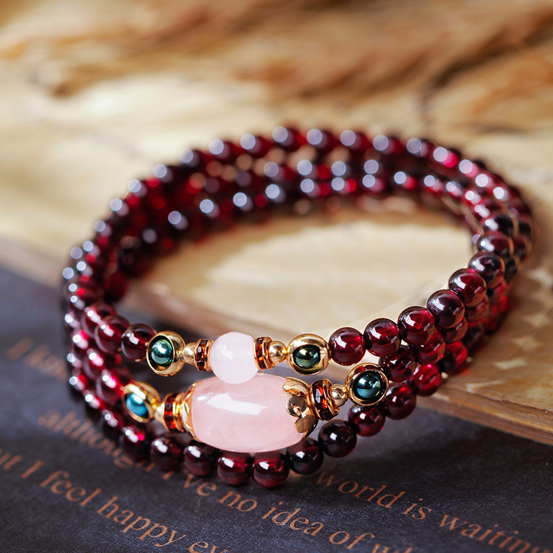 凤凰涅磐红石榴手链