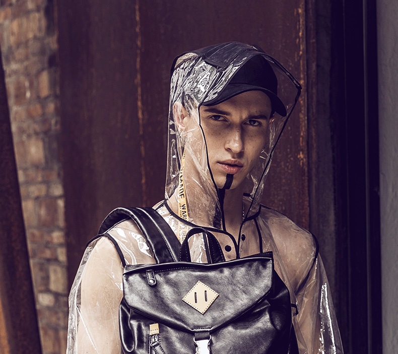 赫登尔(herder)b0610 背包男潮流学生书包韩版双肩包包