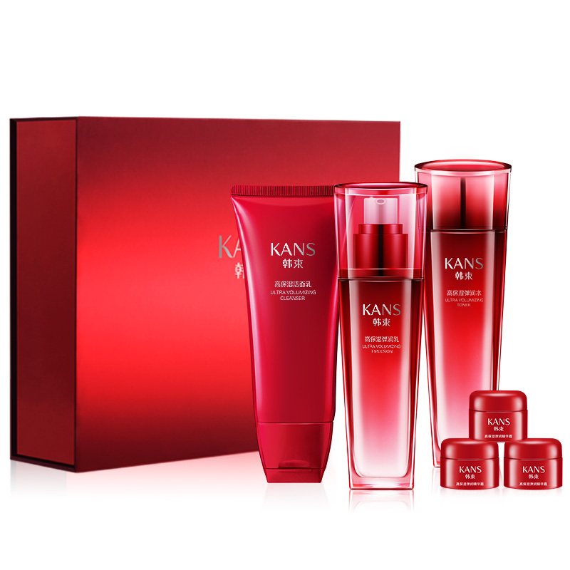 韩束 巨水光保湿奢润礼盒六件套