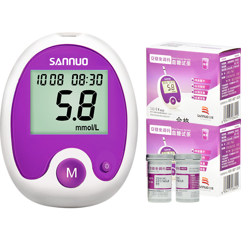 三诺 家用安稳免调码血糖仪