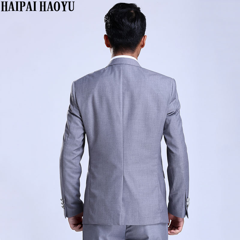 Haipaihayu suit suit men's Korean slim fit business leisure professional work wedding banquet suit