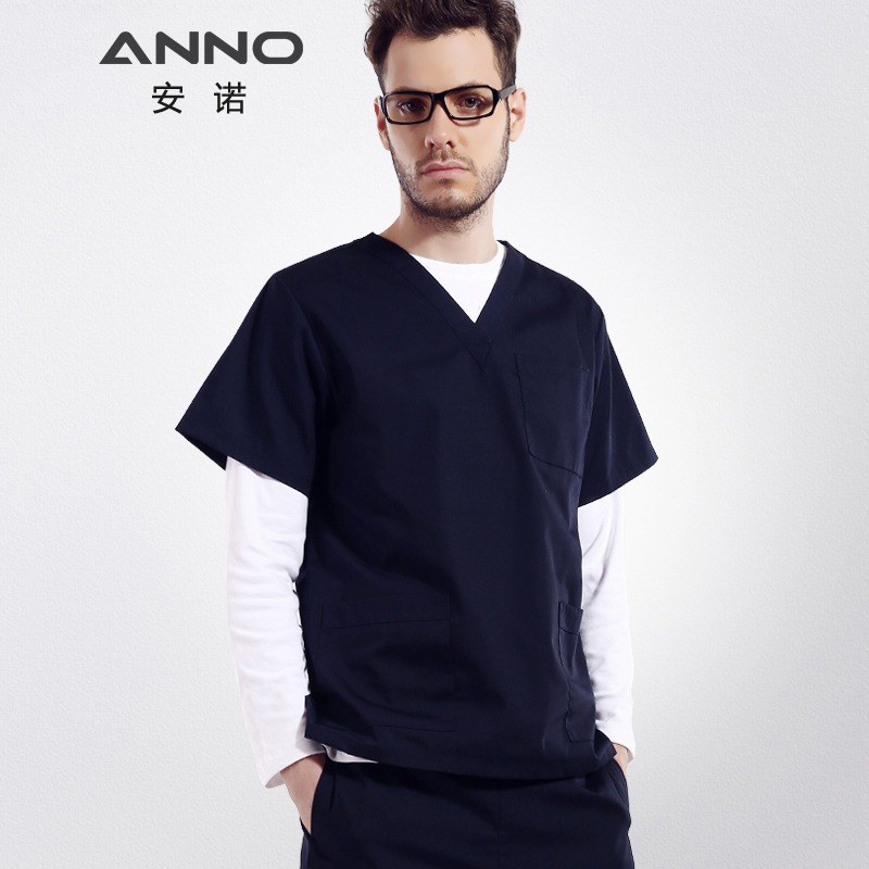 Anno / anno hand washing clothes hand washing clothes men's and women's clothes nurse's clothes long and short sleeved clothes can be customized printed and embroidered