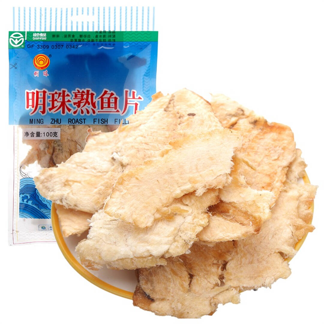 明珠 舟山水产 熟鱼片100g京东6.18元秒杀